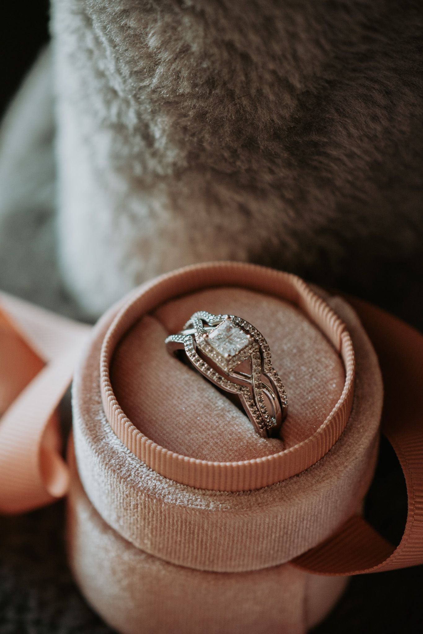 Hello Love 3PC Sterling Silver Ring Set
