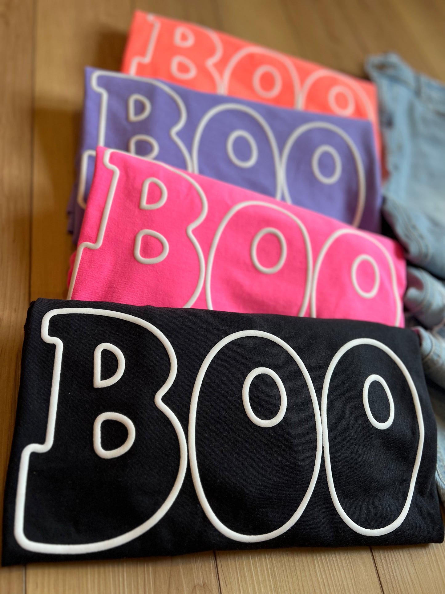 Boo PUFF Print Tee PREORDER (SHIP DATE 9/25)