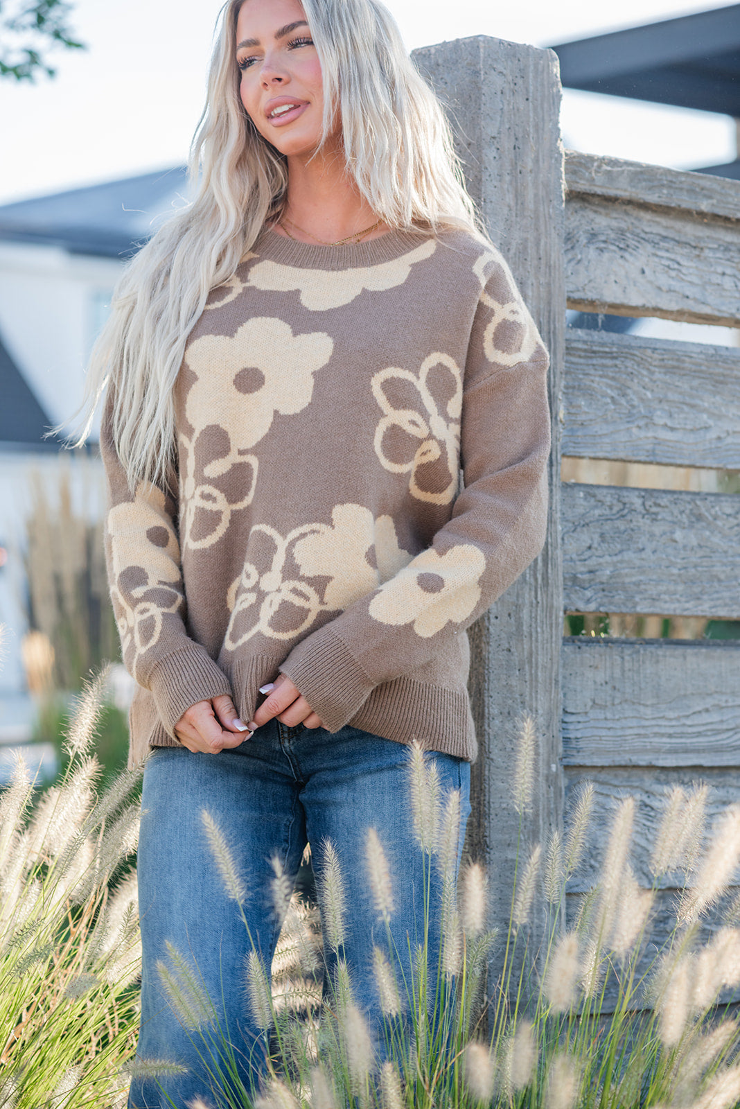 Petal Perfect Floral Sweater