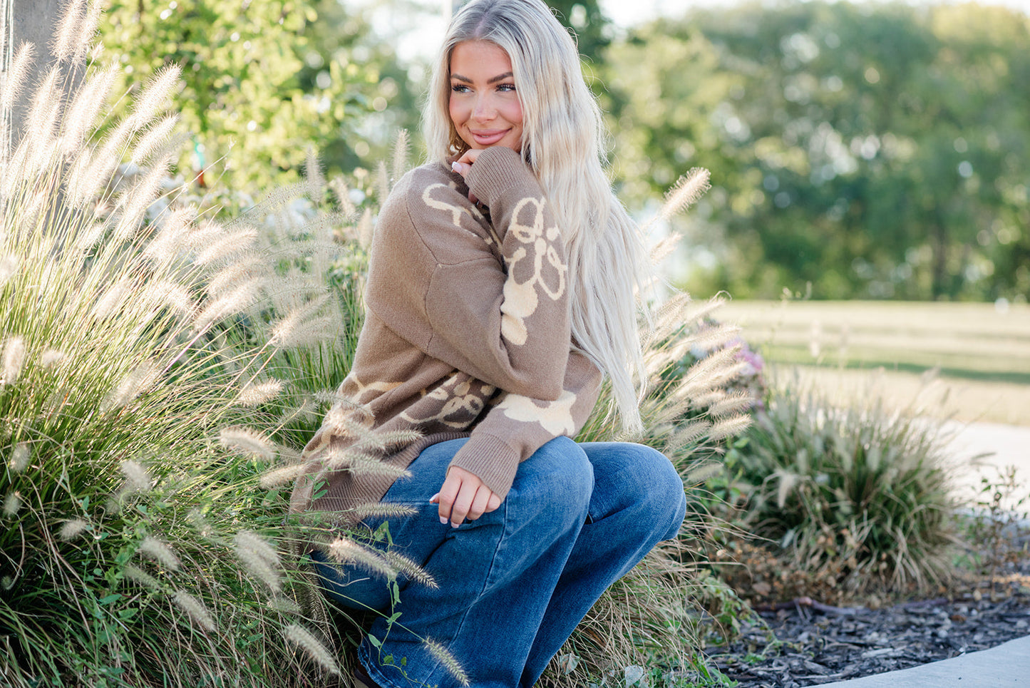 Petal Perfect Floral Sweater