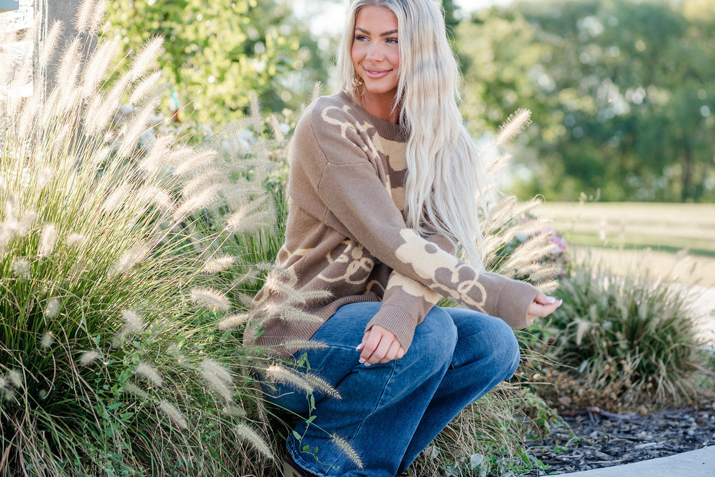 Petal Perfect Floral Sweater