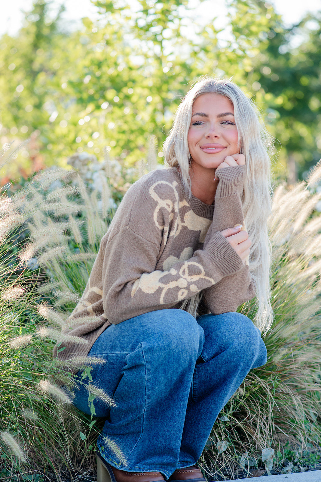 Petal Perfect Floral Sweater
