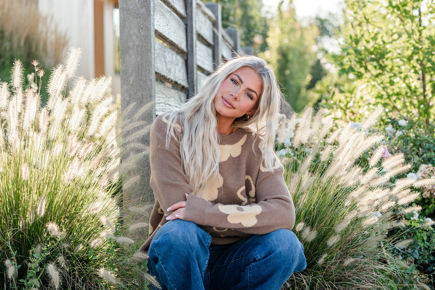 Petal Perfect Floral Sweater