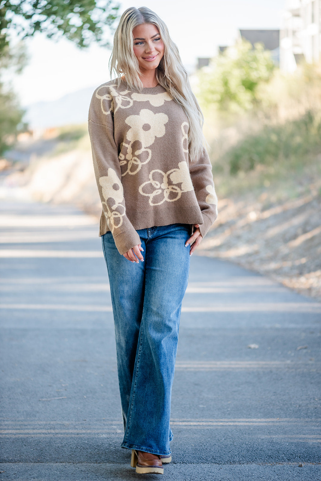 Petal Perfect Floral Sweater