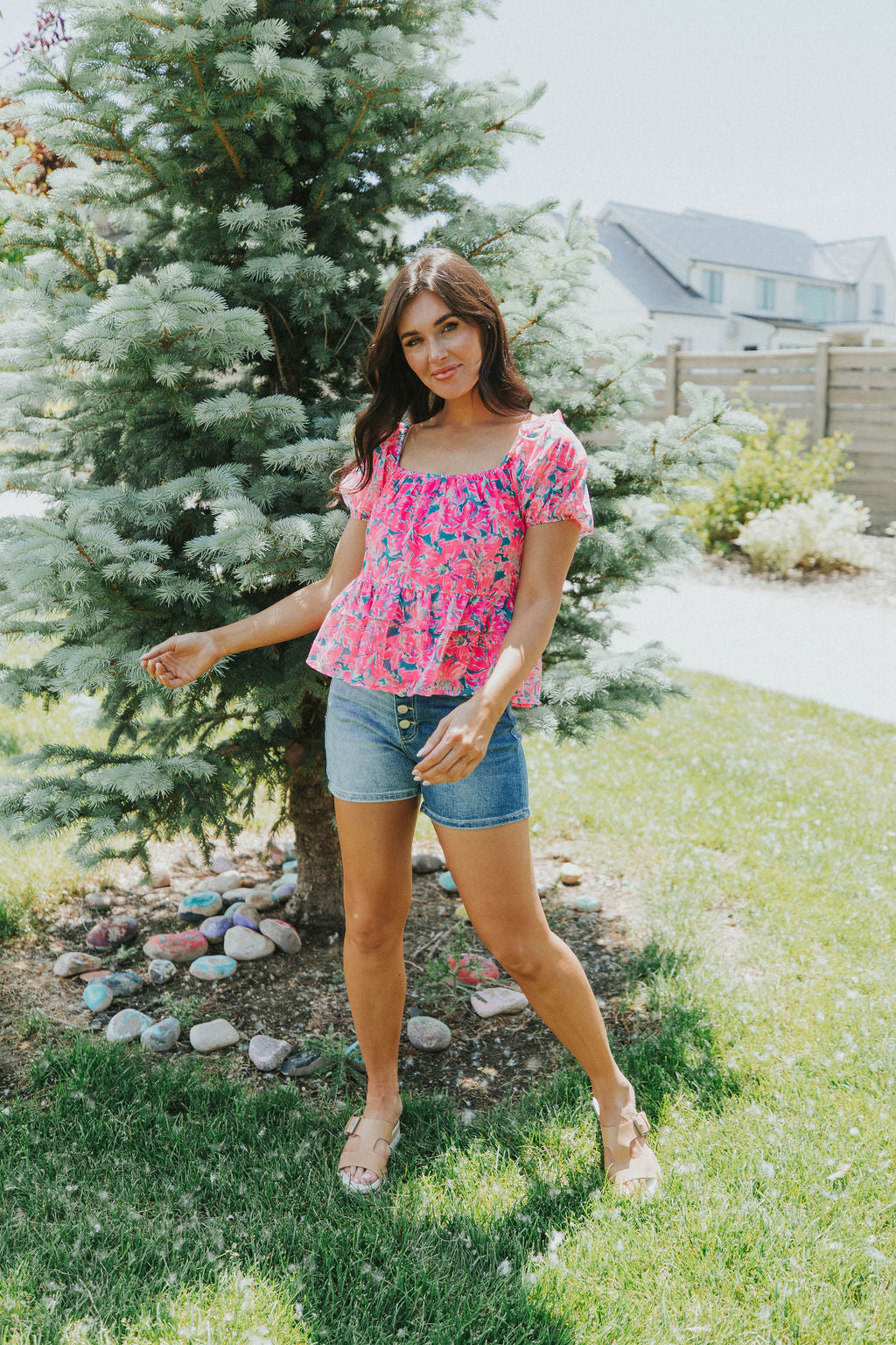 Can't Change Floral Blouse