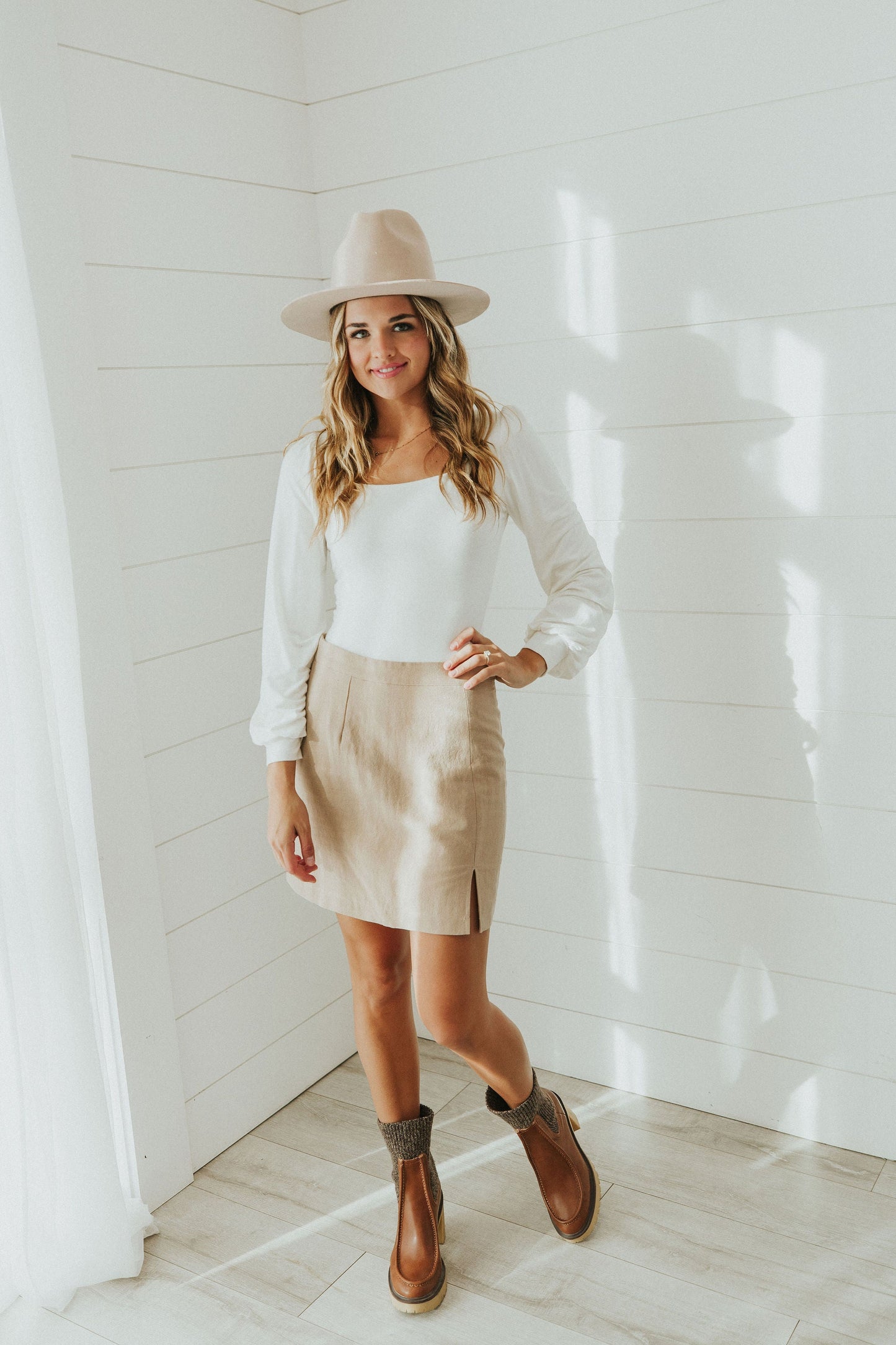 It's a Classic Linen Skirt