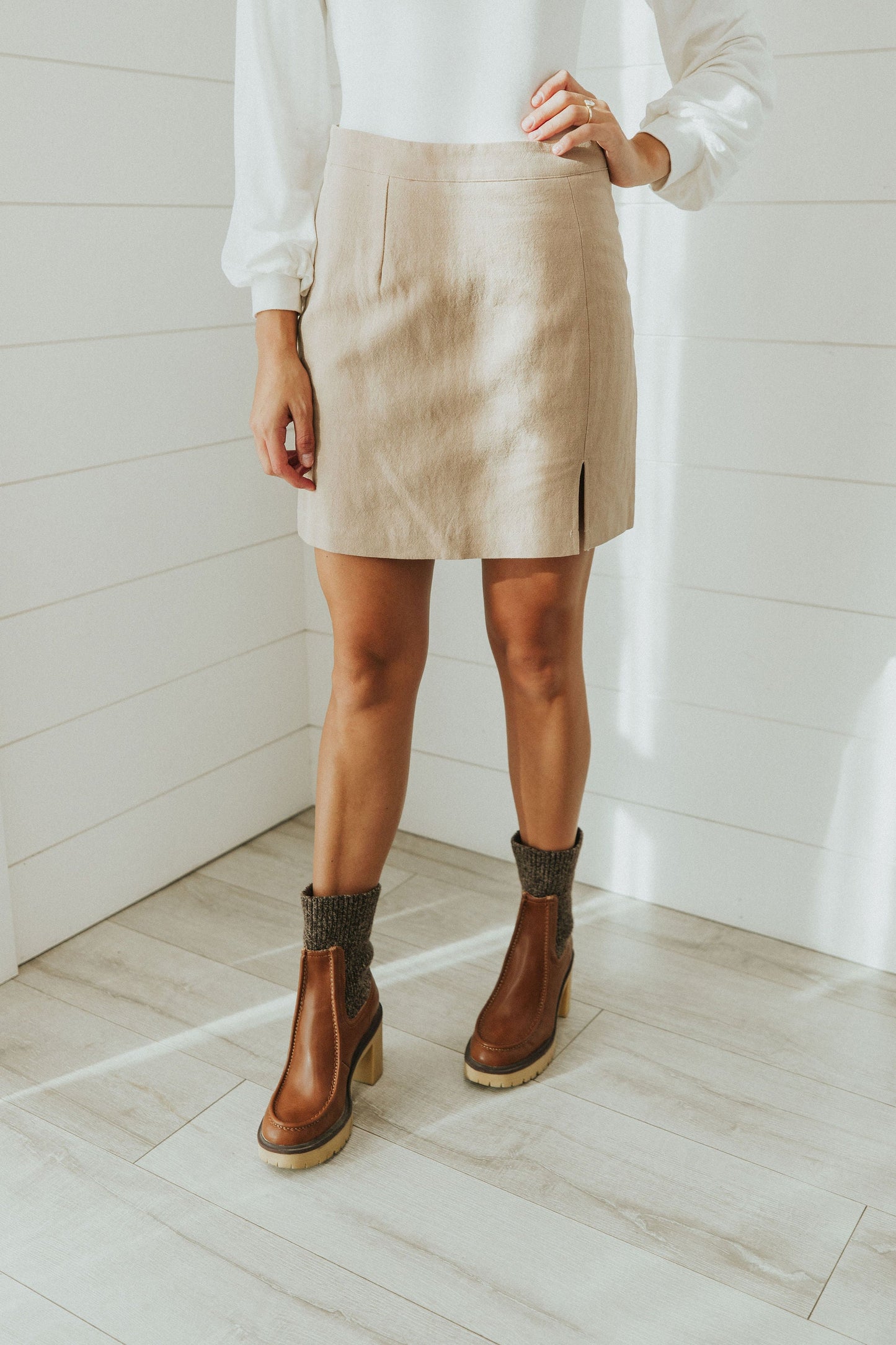 It's a Classic Linen Skirt
