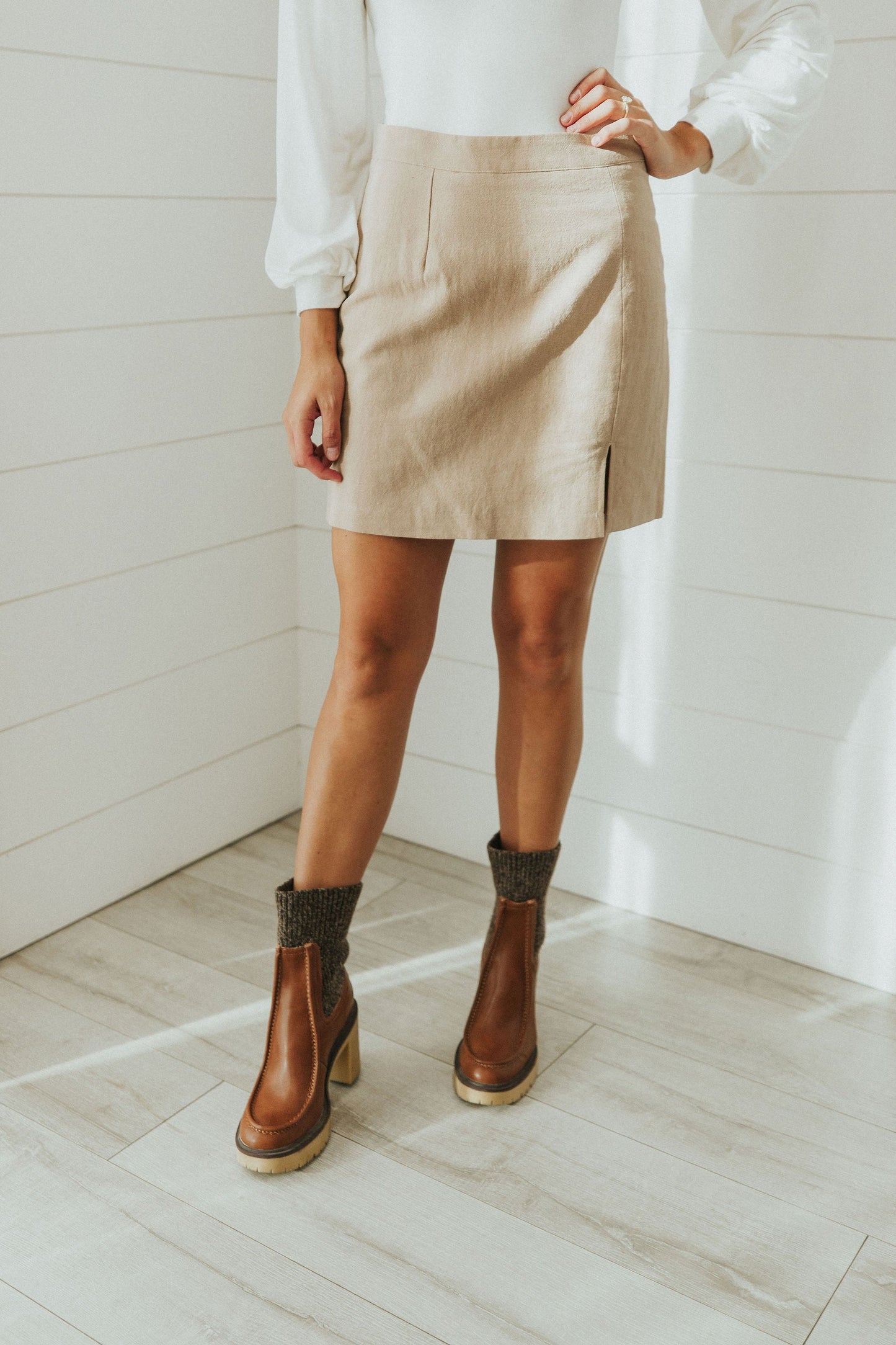 It's a Classic Linen Skirt
