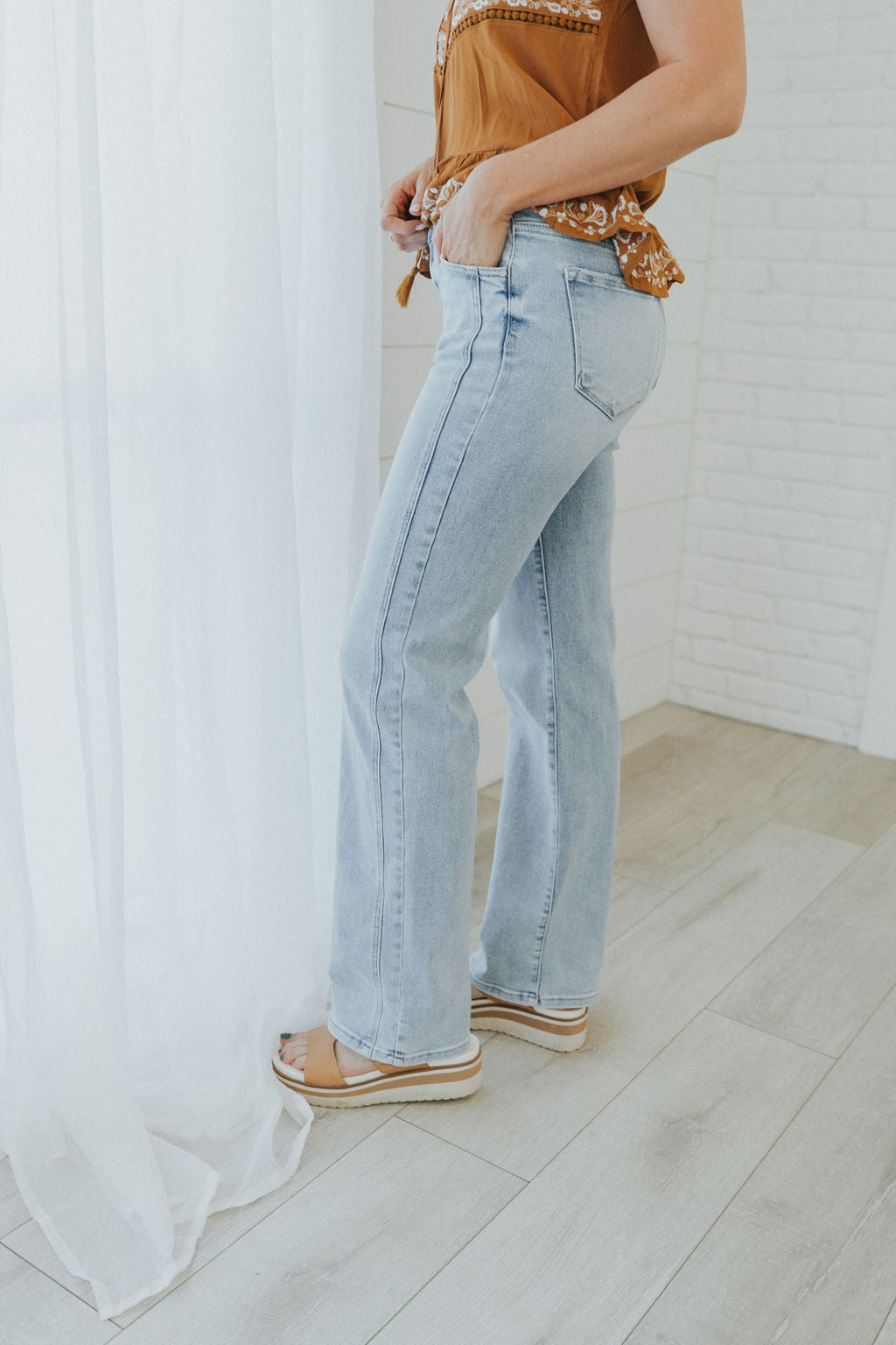 Can't Look Away Straight Leg Jeans