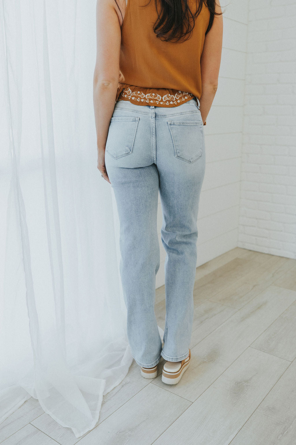 Can't Look Away Straight Leg Jeans