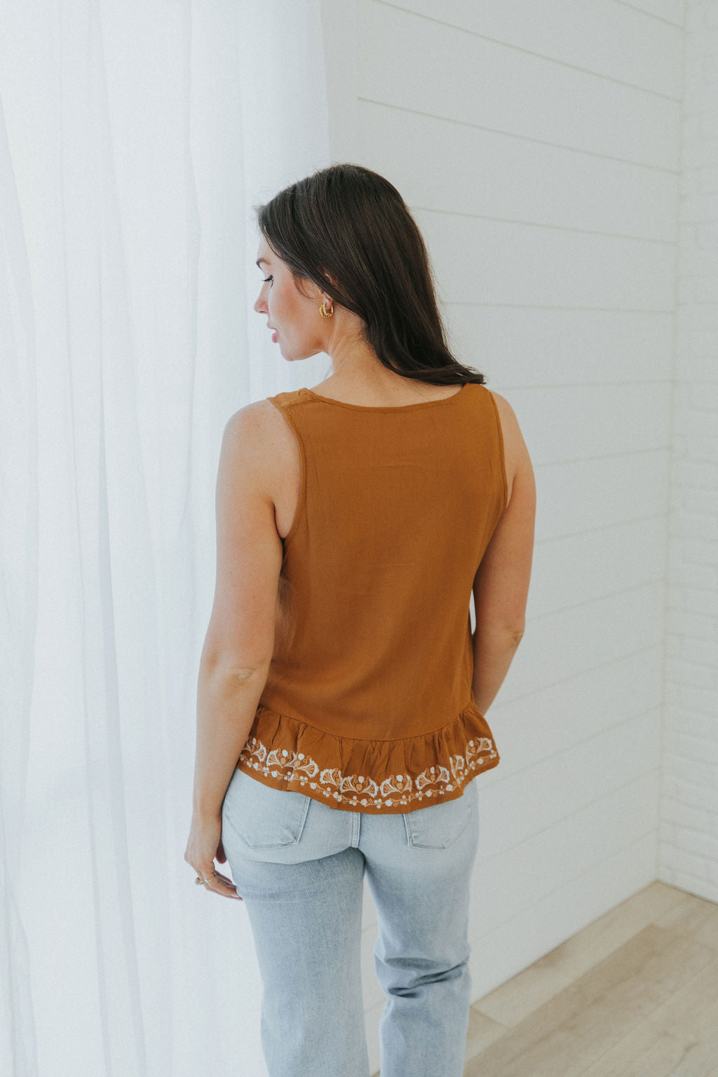 New Found Love Embroidered Tank