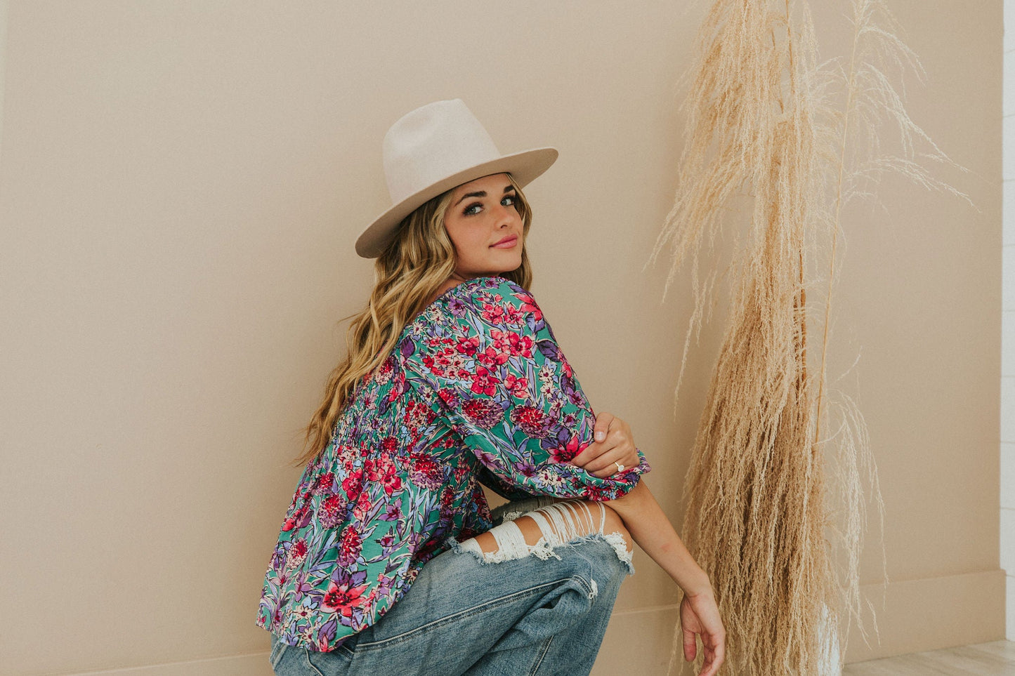No Questions Asked Floral Top