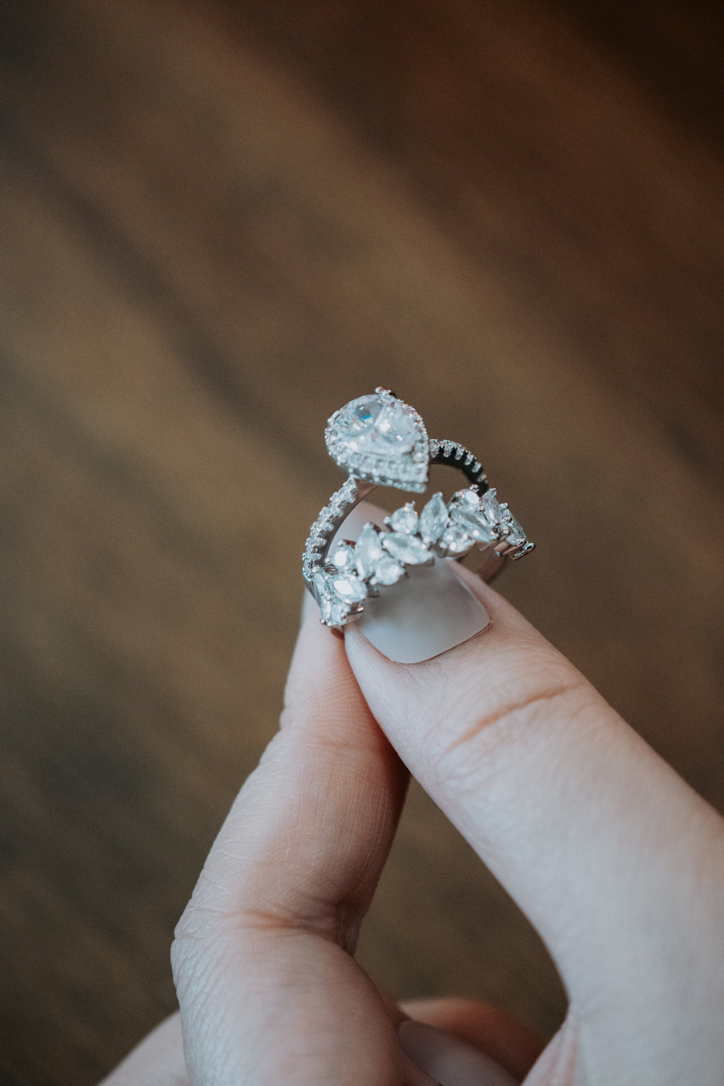 Call It Love Sterling Silver Ring Set