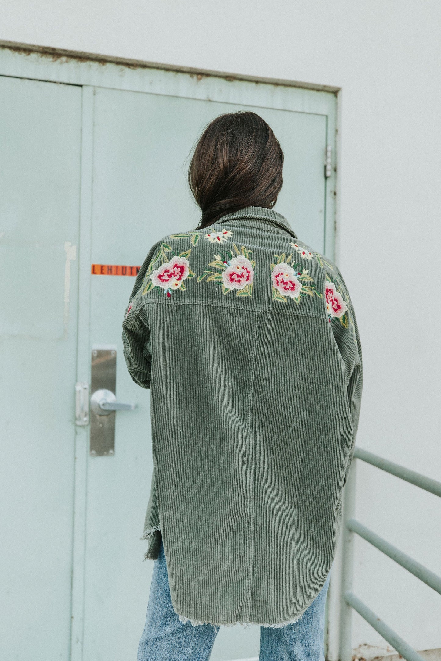 Can't Miss It Corduroy Shacket