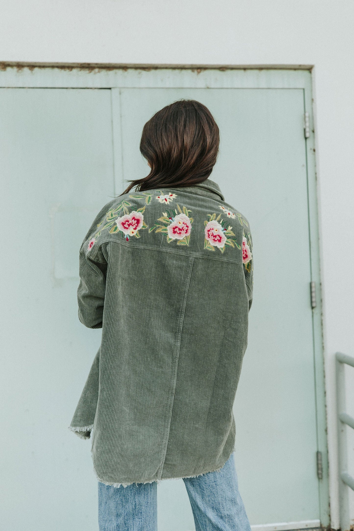 Can't Miss It Corduroy Shacket