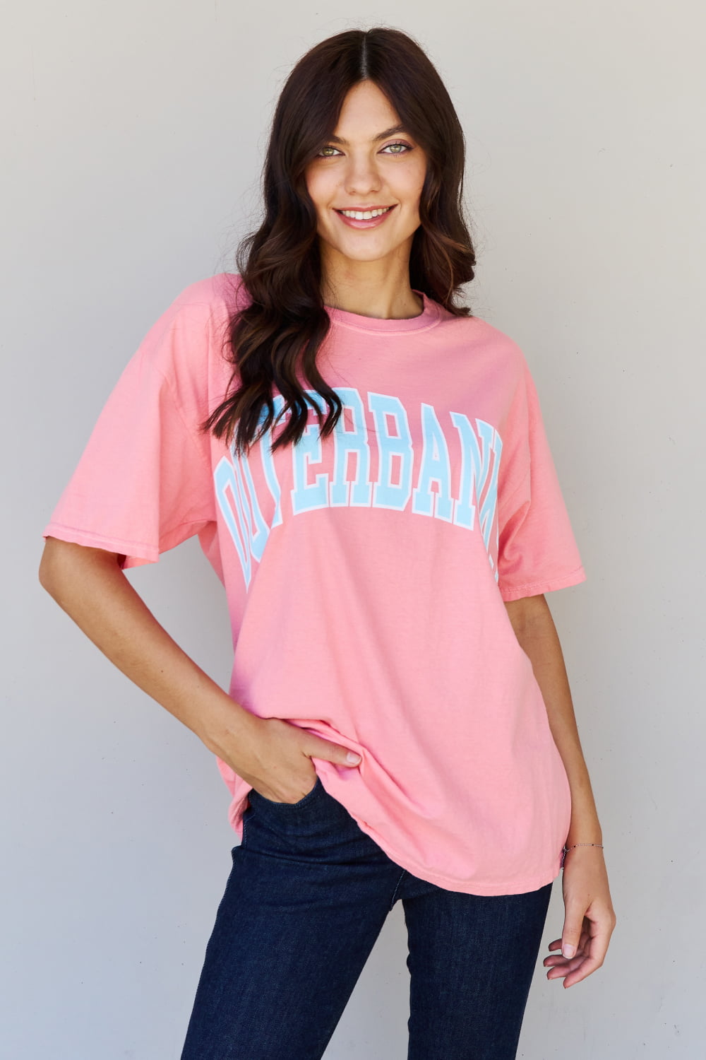 Sweet Claire "Outerbanks" Oversized Graphic T-Shirt