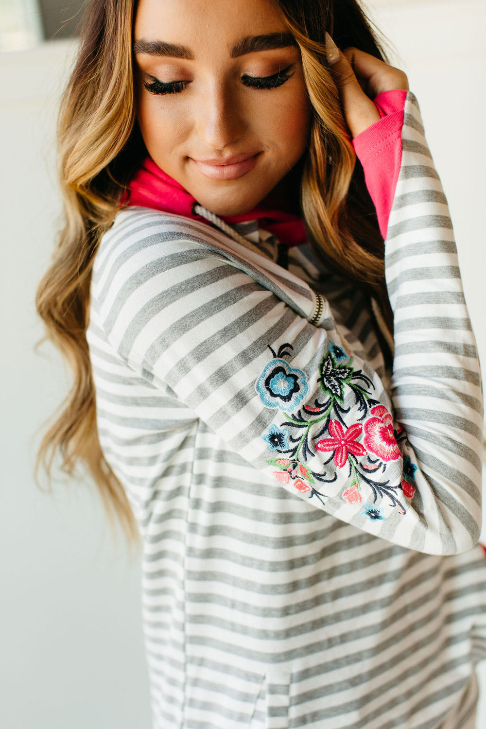 Ampersand Avenue Doubhood Sweatshirt - Meadow Lane