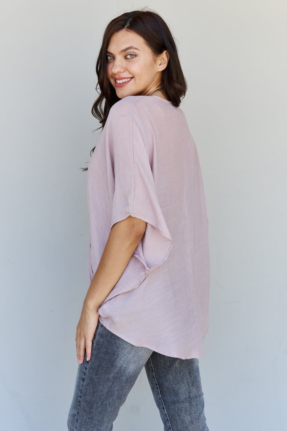 HYFVE Ride Along Fold Over Front High Low Top