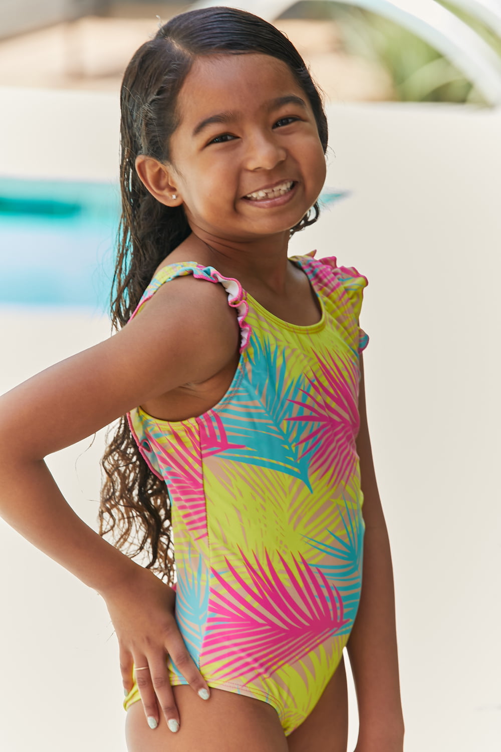 Marina West Swim High Tide One-Piece in Multi Palms