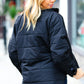 Eyes On You Black Quilted Puffer Jacket