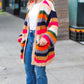 Take All of Me Multicolor Hand Crochet Chunky Oversized Cardigan