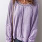 Round Neck Long Sleeve Sweatshirt