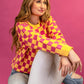 Charlotte Checkered Sweater