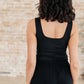 Always Right Square Neck Tank in Black