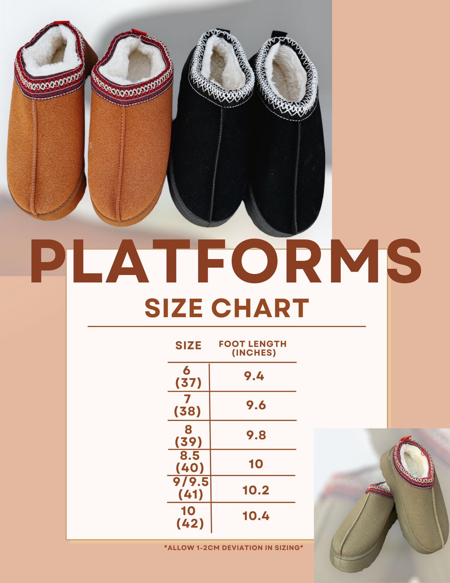 RTS Luxe Platforms (Various Colors)