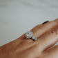 Grace Faux Moissanite Cubic Zirconia Sterling Silver Ring