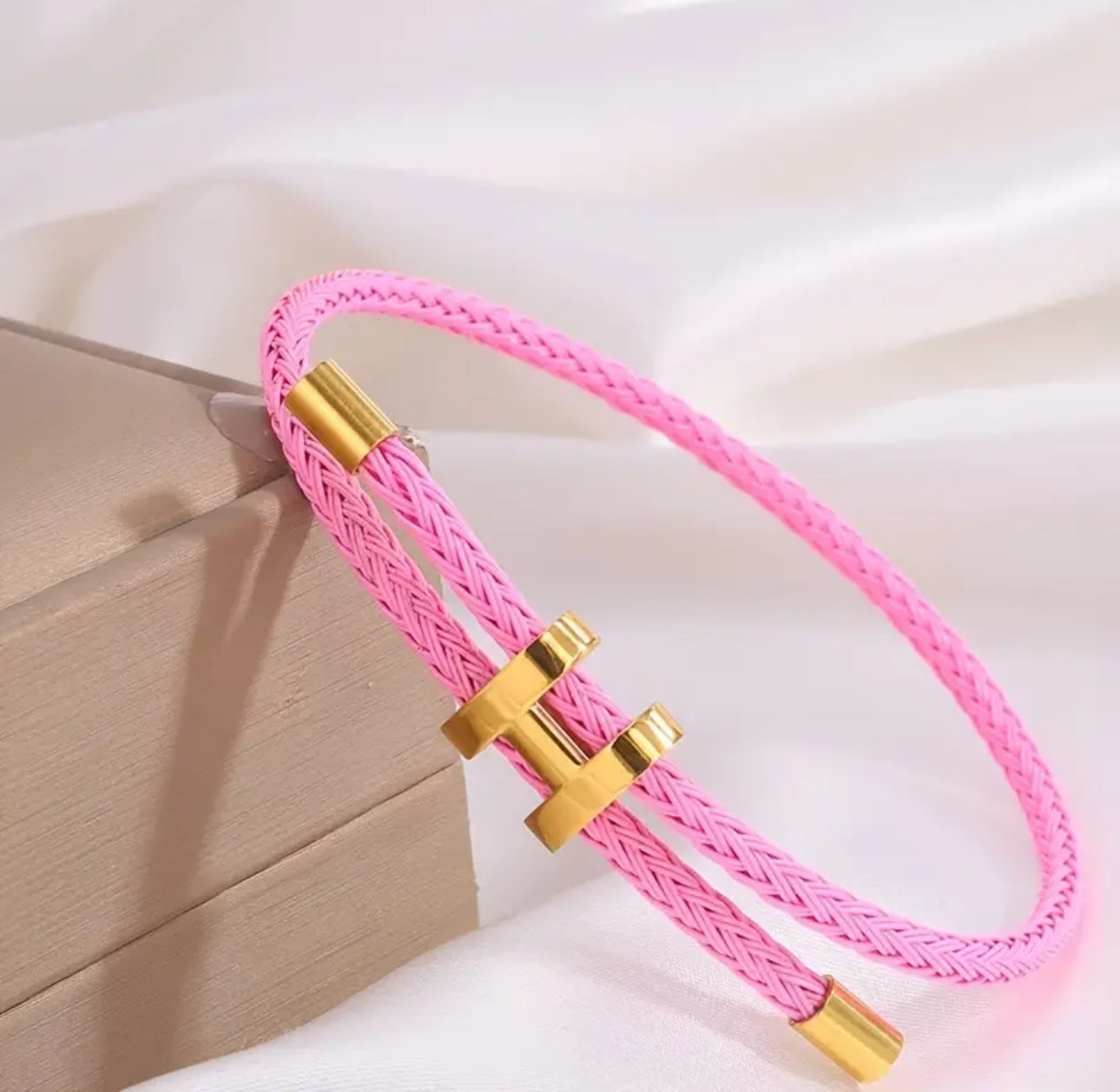 Adjustable H Bracelet