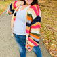 Take All of Me Multicolor Hand Crochet Chunky Oversized Cardigan
