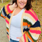Take All of Me Multicolor Hand Crochet Chunky Oversized Cardigan