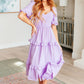 In My Carefree Era Tiered Ruffled Dress