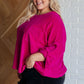 Pink Thoughts Chenille Blouse