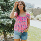 Can't Change Floral Blouse