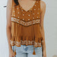 New Found Love Embroidered Tank