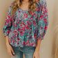 No Questions Asked Floral Top