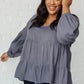 Sassy Swing Top in Charcoal