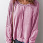 Round Neck Long Sleeve Sweatshirt