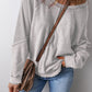 Round Neck Long Sleeve Sweatshirt