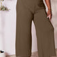 Double Take Full Size Smocked Wide Waistband Wide Leg Pants