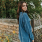 Can't Miss It Corduroy Shacket - Blue