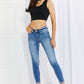 VERVET Never Too Late Full Size Raw Hem Cropped Jeans