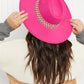 Fame Style Icon Geometric Band Fedora Hat