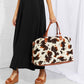 Animal Print Plush Weekender Bag