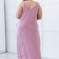 Zenana Beach Vibes Full Size Cami Maxi Dress in Light Rose