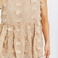AMOLI Tea Time Full Size Ruffle Sleeve Top