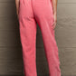 POL  Leap Of Faith Corduroy Straight Fit Pants in Neon Pink