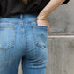 Judy Blue Lolita Full Size High Waist Pull On Slim Bootcut Jeans